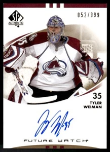 2007-08 SP Authentic Future Watch Tyler Weiman Rookie Auto /999 Colorado - Picture 1 of 2