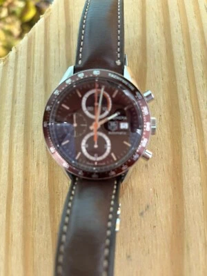 Reloj TAG Heuer Carrera marrón para hombre - CV2013 Foto 1 de 4