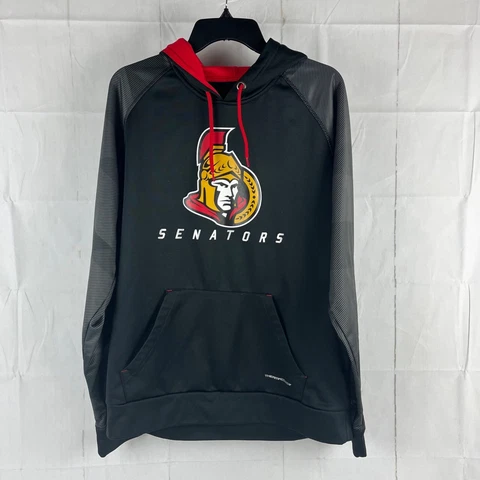 Majestic Ottawa Senators Men's Size Large ThermaBase Hoodie Hockey NHL Cover