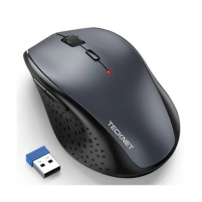 TECKNET Wireless Mouse, 2.4G USB Computer Mouse with 6-Level Adjustable 4800 ... - Image 1 of 4