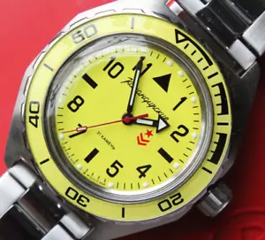 Orologio da polso meccanico automatico Vostok komandirskie 650859 - Foto 1 di 18