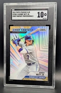 Bobby Witt Jr. - 2024 Jefe Profesional Fantasía Inserto - Calificado SGC 10 - Imagen 1 de 1