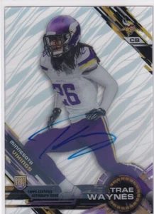 TRAE WAYNES 2015 Topps High Tek Autograph #43 RC Vikings - Bild 1 von 2