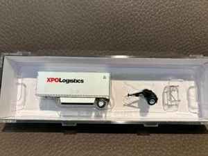 Trainworx Spur N 42891-03 28' Pup Trailer mit Dolly XPO Logistics #3216404 - Bild 1 von 2