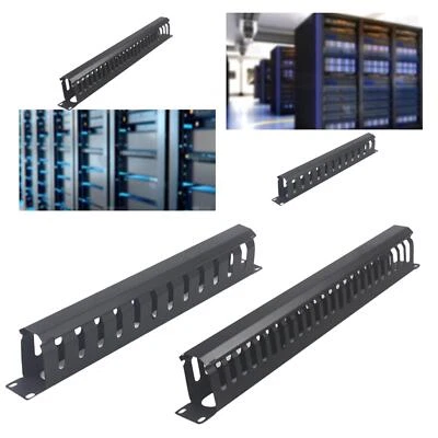 Server Rack Cable Management Cord Organizer Steel Cable Manager for 19 inch - Image 1 of 2