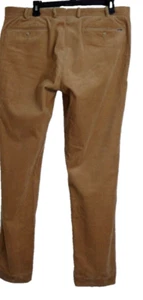 Polo Ralph Lauren Slim Fit Corduroy Men's Tapered Pants 36x32 New - Picture 1 of 14