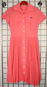 Lacoste Kleid Vintage 60er 70er Jahre David Kristall Lacoste Korallen Kreis Rock blau Krokodil S/M - Bild 1 von 11