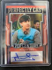 2023 Leaf Pop Century Metal Matthew Lewis Auto Autograph 3/7