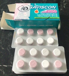 Gaviscon Dual Action 40 Chewable Tablets (16 mixed berry, 24 peppermint) - Picture 1 of 1