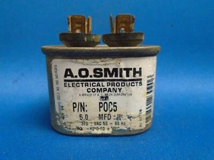 A.O. Smith Capacitor; POC5; "USED" - Picture 1 of 2