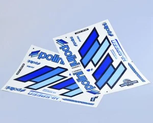 225.030 STICKERS TEAM POLINI SCOOTER DX - SX - Foto 1 di 5