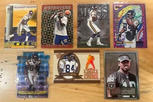 Randy Moss 68 Card Collector Lot Topps Chrome Metal Bowman Stadium Club - Picture 1 of 6