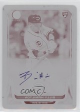 2014 Bowman Chrome Printing Plate Magenta 1/1 Billy Hamilton Rookie Auto RC b4a