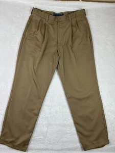 Pantalones Dockers Tour Para Hombre Caqui Calce Relajado Informales Clásicos Plisados Talla W36xL32 - Imagen 1 de 13