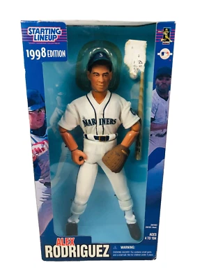 ALEX RODRIGUEZ SEATTLE MARINERS 1998 STARTING LINEUP FULL FIGURINE SLU - Image 1 of 3