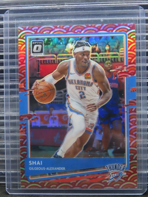 2020-21 Donruss Optic Shai Gilgeous-Alexander Photon Prizm SP #143 Thunder