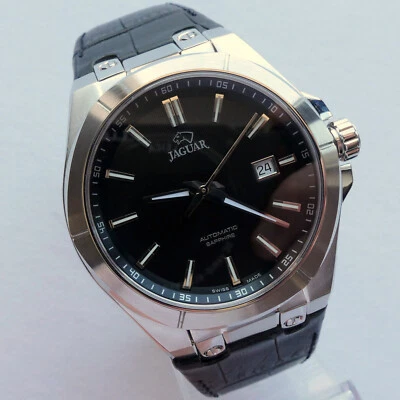 Reloj automático de lujo Jaguar clásico cupé art déco accesorio coche hecho en Suiza Foto 1 de 4