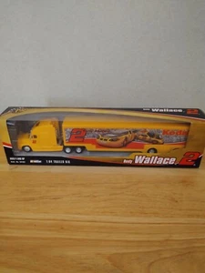 Nascar Winners Circle 1:64 Trailer Rig Rusty Wallace #2 Yellow - Picture 1 of 7