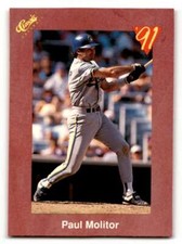 1991 Classic II #T14 Paul Molitor    Milwaukee Brewers Baseball Cards  ID:52721