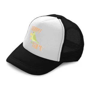 Kids Trucker Hat Happy as A Lark Birds Polyester Boys Caps & Girls Caps - Picture 1 of 7