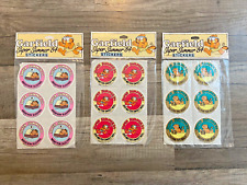 Garfield SET OF 3 SEALED Super Summer '84 Vintage Stickers