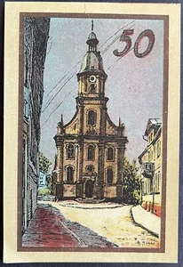 50 Pfennig Stadt Suhl Gutschein Notgeld #15.05.d* - Bild 1 von 2