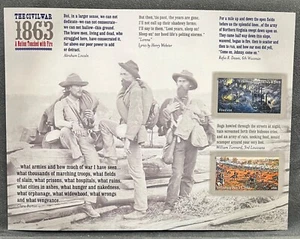 U.S. #4787-4788 MNH, CIVIL WAR 1863, GETTYSBURG-VICKSBURG, (2013) - Picture 1 of 2