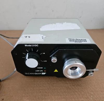 Techniquip 21DC Fiber Optic Illuminator Light Source for Microscopy – 180W - Image 1 of 4