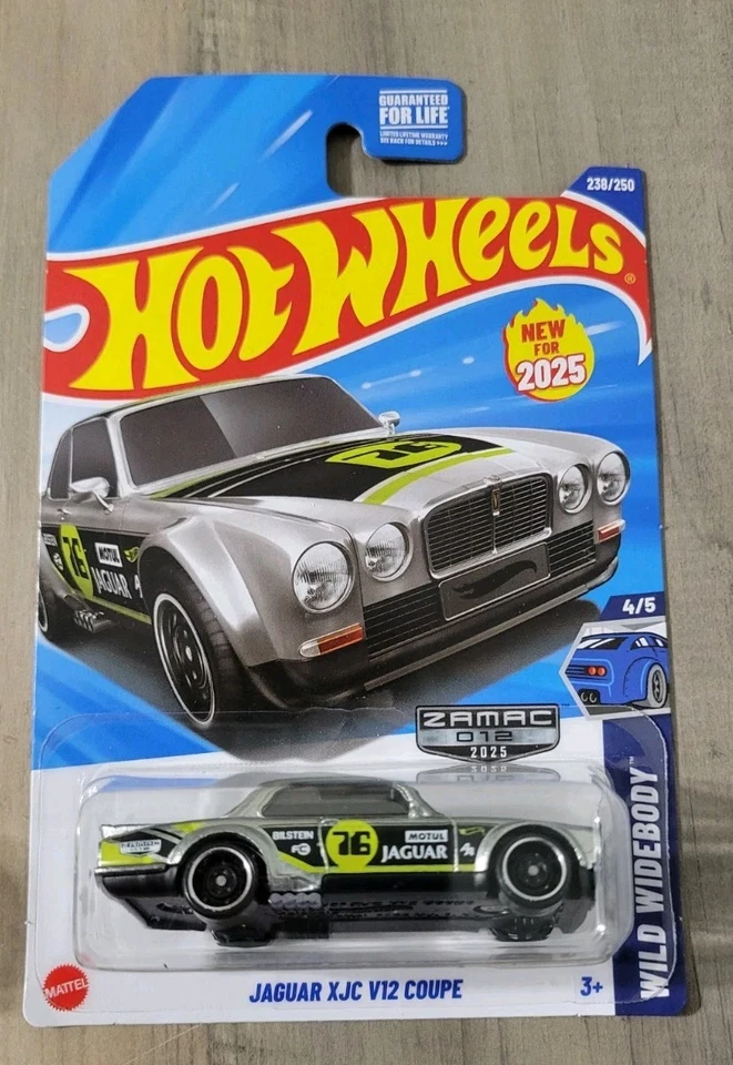 Jaguar XJC V12 Hot Wheels 2025 Zamac * Exclusivo * Nuevo en paquete escala 1:64 Foto 1 de 1