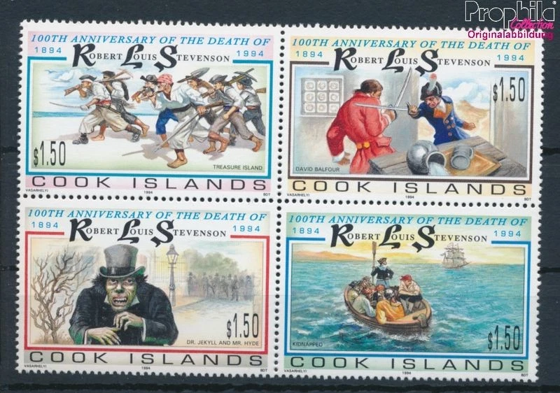 sellos Cookinseln 1994 Mi 1433-1436 bloque de cuatro (completa edició (10692284 - Imagen 1 de 1