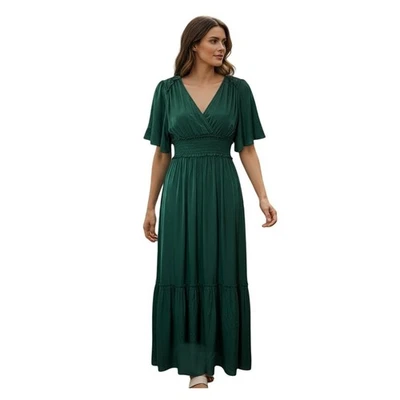 Baltic Born Womens Maxi Dress 3X Emerald Green Wedding Holiday Party Formal - Image 1 of 4