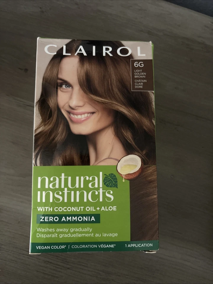 Clairol Natural Instincts Hair Color Light Golden Brown 6g