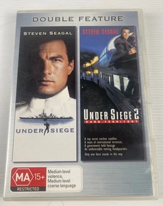 Under Siege 1 & 2 Double Pack (DVD, 1992) Region 4 Steven Seagal - Picture 1 of 5