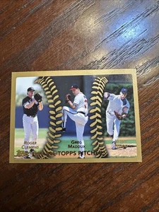 1999 Topps All-Topps Pitchers #460 Roger Clemens Greg Maddux Kerry Wood - Picture 1 of 2