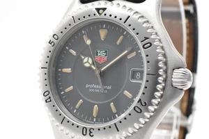 [Ecc+5] Orologio Uomo Tag Heuer Professional WI1111 Quadrante Nero Data Quarzo - Foto 1 di 12