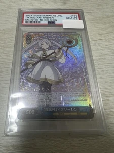 PSA 10 Frieren SP Signature Weiss Schwarz Magician Beyond Journey's End Foil - Picture 1 of 2