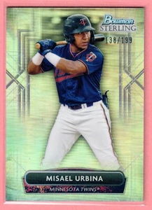 Refractor Bowman Sterling Misael Urbina 2022 #/199 Twins SP - Imagen 1 de 2