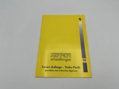 FOLLETO REGLAMENTARIO FERRARI F355 CHALLENGE | PROSPECTO REGLAMENTO | 1996 ALEMÁN Foto 1 de 4