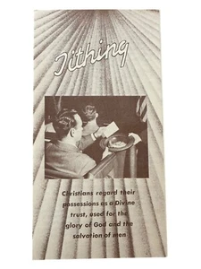Vintage Spiritual Life Tract #4 Tithing Pamphlet Booklet - Picture 1 of 2