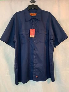 Red Kap Mens Navy Work Shirt Size XXL New With Tags - Picture 1 of 1