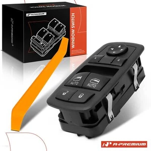 Power Window Switch Front Driver for Dodge Challenger 2015-2022 w/ Power Mirrors - Picture 1 of 8