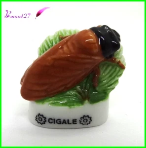 Feve Les Insectes Edition Atlas " La Cigale " Cicada #C34 - Imagen 1 de 2