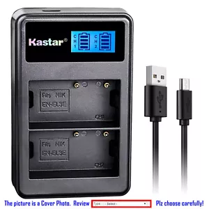 Kastar Battery LCD Dual Charger for Fujifilm NP-150 FNP150 & Fuji BC-150 BC150 - Picture 1 of 11