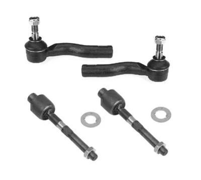 Two Inner & Two Outer Tie Rod 4pc Kit For 2003-2008 Mazda 6 - Image 1 of 4