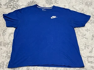 Regular Fit Nike Better World XXL Blue T shirt Cotton Logo - Picture 1 of 8