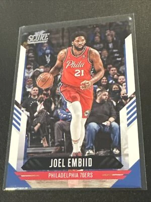 2021-22 Panini Chronicles Joel Embiid Score Base Card - Image 1 of 2