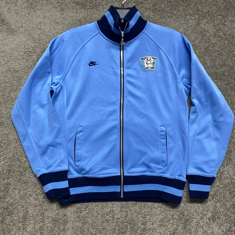 Minnesota Twins Jacket Mens Small Blue Full Zip Retro Logo Paul Minnie Nike Cover