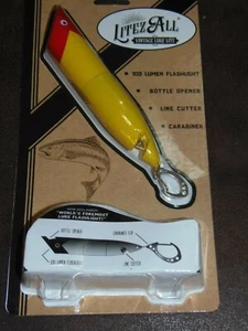 LitezAll Vintage Lure Lite - YELLOW & RED (1-PO-50) FAST SHIPPING - Picture 1 of 3