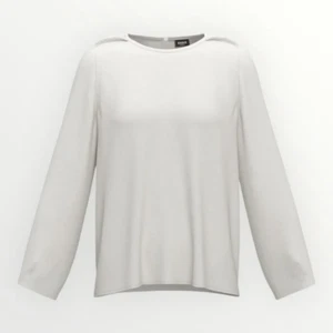 MAGLIA BLUSA DONNA EMME MARELLA FARSA 24251160822 001 PANNA AI ORIGINALE AI 2025 - Picture 1 of 3