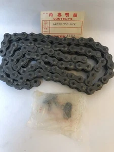 NOS 40530-958-672 1981-82 Honda ATC185S OEM 82 Link Drive Chain, ATC185 - Bild 1 von 3